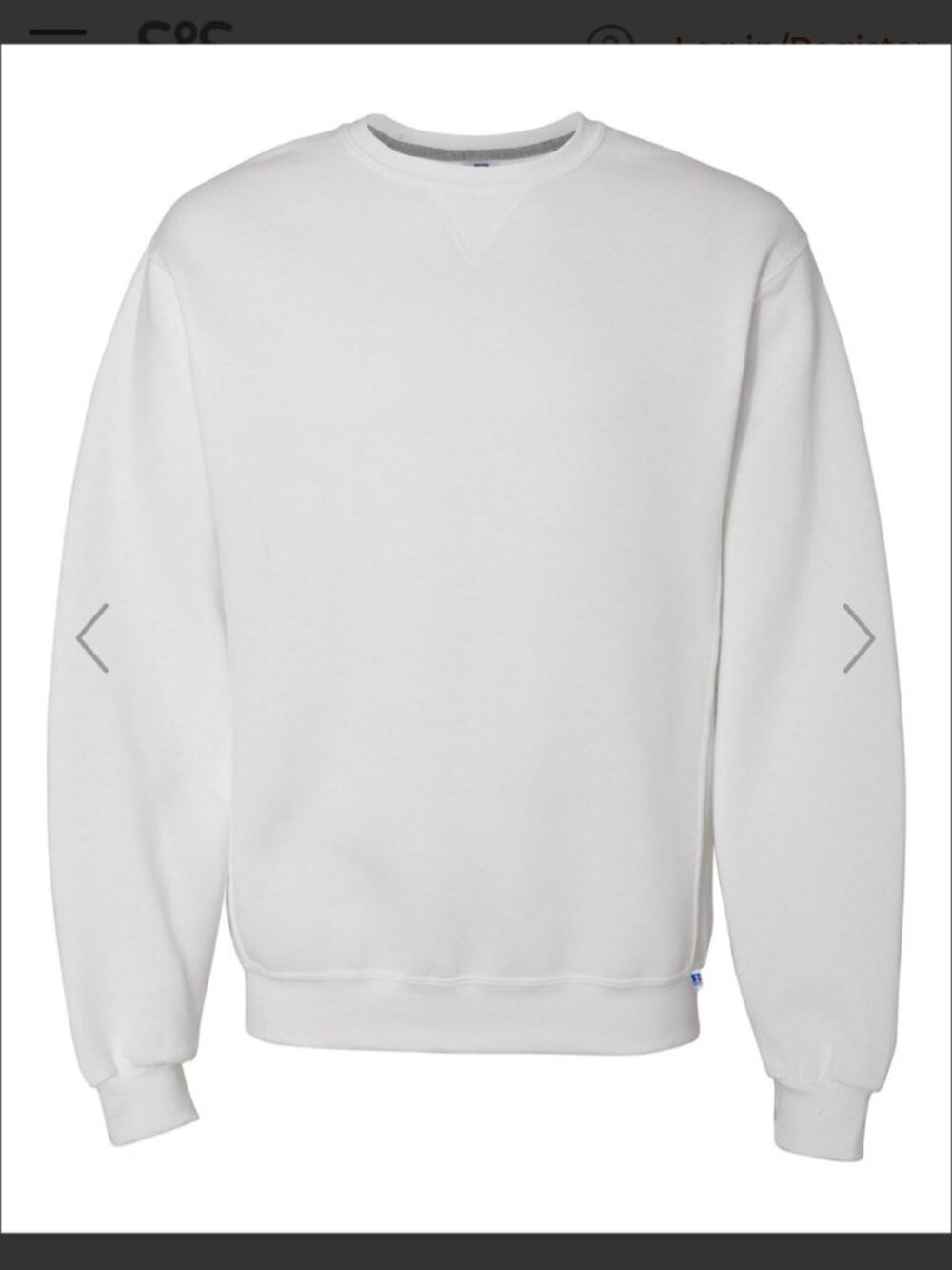 NWT Grey Oxford Unisex Dri Power® Crewneck Sweatshirt Size L